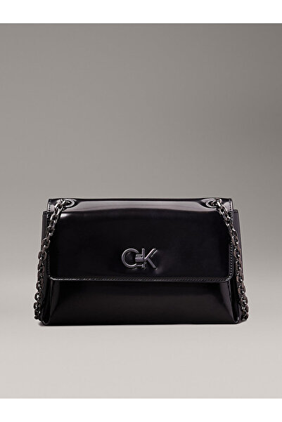 Calvin Klein RE-LOCK CONV SHOULDER BAG_SHINY