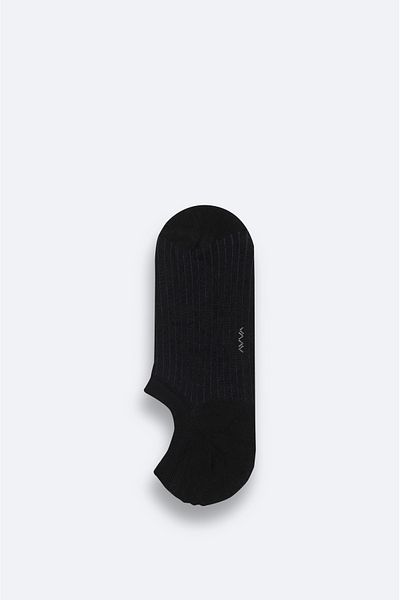 Avva Men's Black Sneaker Socks A51Y8504