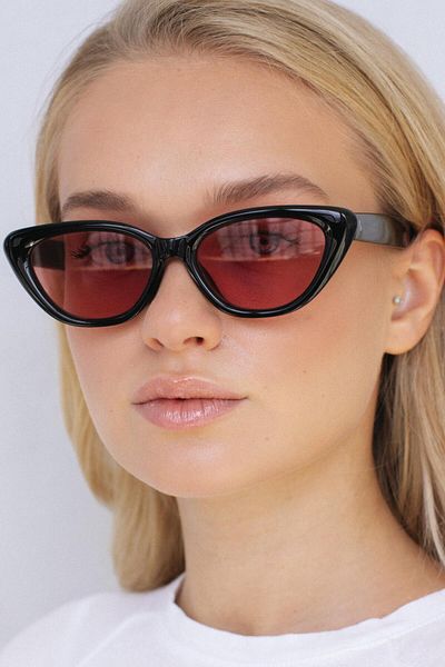 Bilge Karga Asude Black Red Sunglasses