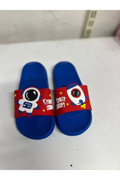 GEZER Unisex Παιδικά Εξαιρετικά Μαλακά Μοτίβα Αστροναυτών Πισίνα Θαλάσσιο Μπάνιο και Παντόφλες Παραλίας Βήμα προς Βήμα