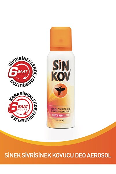 Sinkov Sinek Sivrisinek Kovucu Deo Aerosol 100ml - Uzun Süre Koruma