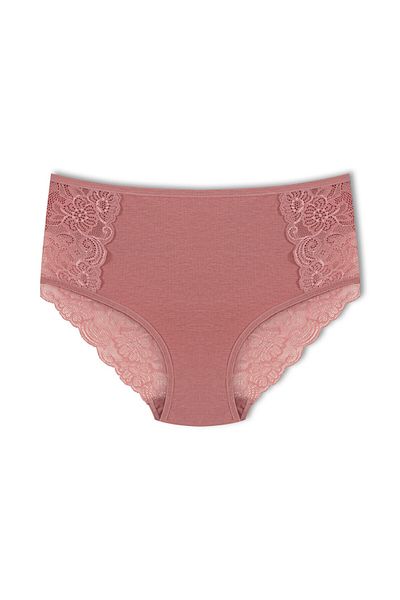 HNX Cotton Front and Back Lace Detail Panties