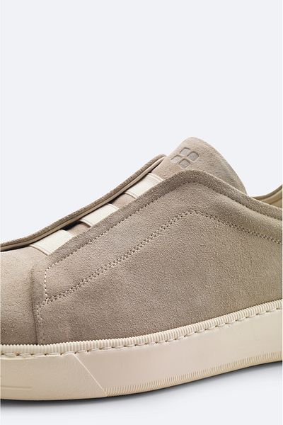Avva Men's Stone Rubber Banded Suede Casual Shoes A51Y8002