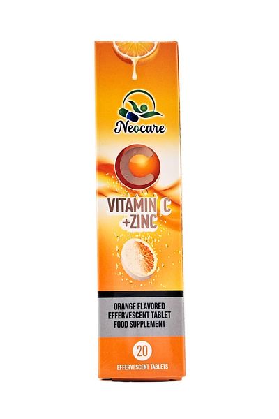 Neocare Vitamin C+Zinc Effervescent Tab 20"S