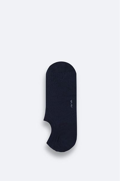 Avva Men's Navy Blue Sneaker Socks A51Y8504