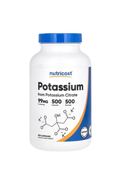 Nutricost Potas Citrate 99 Mg 500 Capsules
