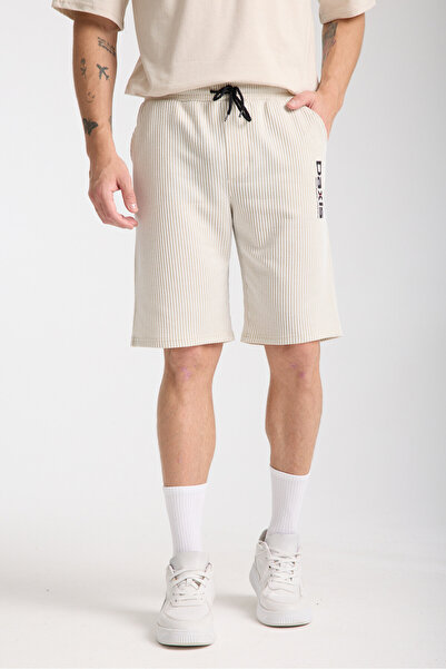 ZİYMO ΑΝΔΡΙΚΟ ριγέ χτενισμένο σορτς