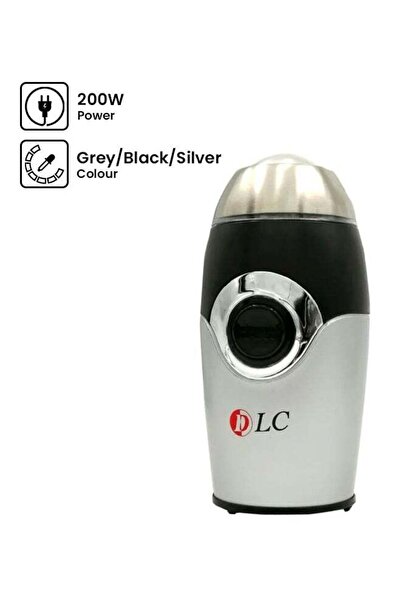 DLC مطحنة قهوة ABS 200 واط DLC-39012 رمادي/أسود/فضي