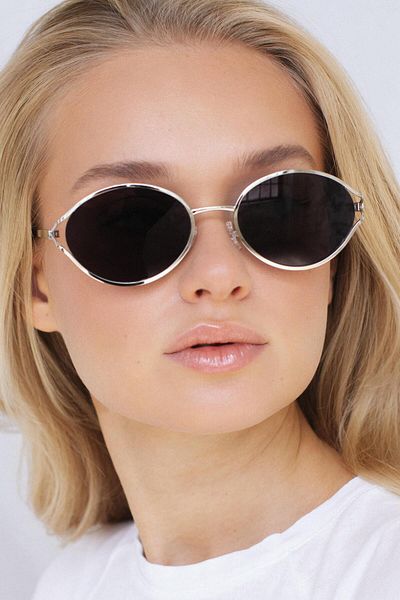 Bilge Karga Salkım Silver Black Sunglasses