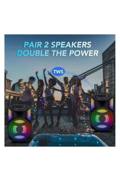 DLC مكبر صوت محمول مع ميكروفون وجهاز تحكم DLC-32419