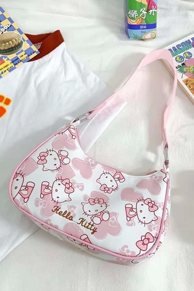 Violon Pembe Hello Kitty Lolita Kol Çantası