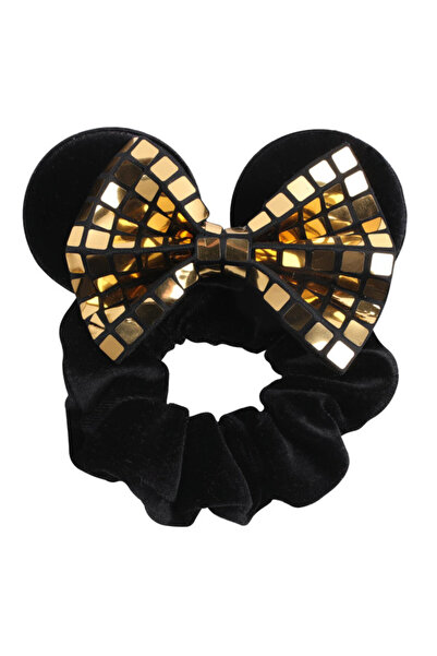 Superbaby Velvet hair elastic with ears and bow - Model 12