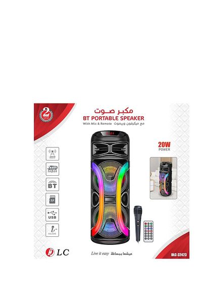 DLC Attractive Light-Up Speaker with Microphone and Remote