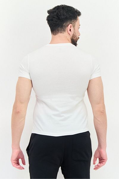 adidas Men Sportswear Fit Short Sleeve Training T-shirt, White