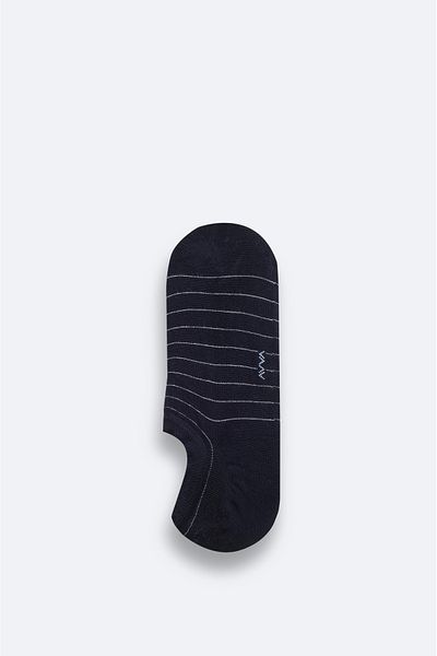 Avva Men's Navy Blue Sneaker Socks A51Y8502