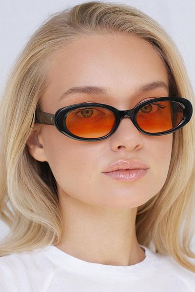 Bilge Karga Ahenk Black Orange Sunglasses