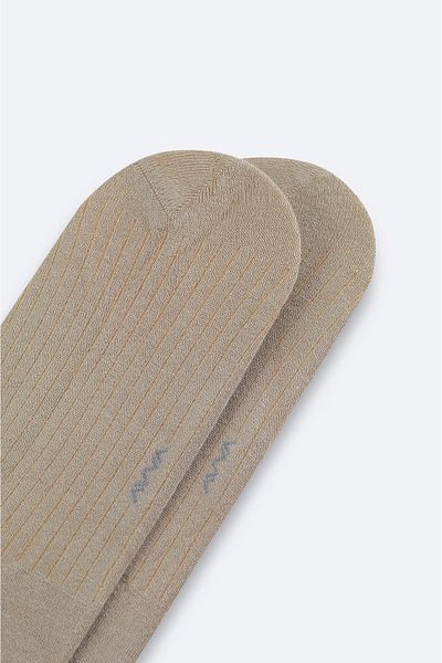 Avva Men's Beige Sneaker Socks A51Y8504