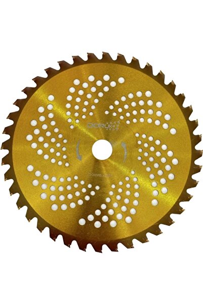 Doruk Motorlu Tırpan Sarı Daire Elmas Bıçak Testere 255mm