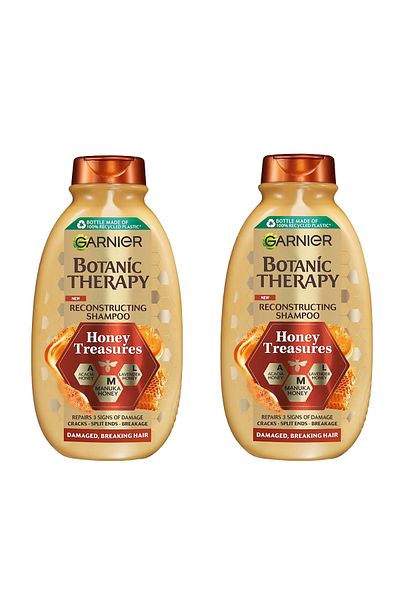 Garnier Shampoo Botanic Therapy Honey And Propolis, 400 ml X2pcs