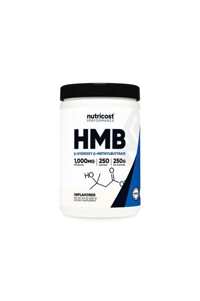 Nutricost مسحوق HMB 1000 ملغ 250 حصة