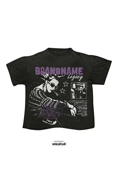 Violon Brandname LEgacy majica prevelikog kroja u ispranoj boji