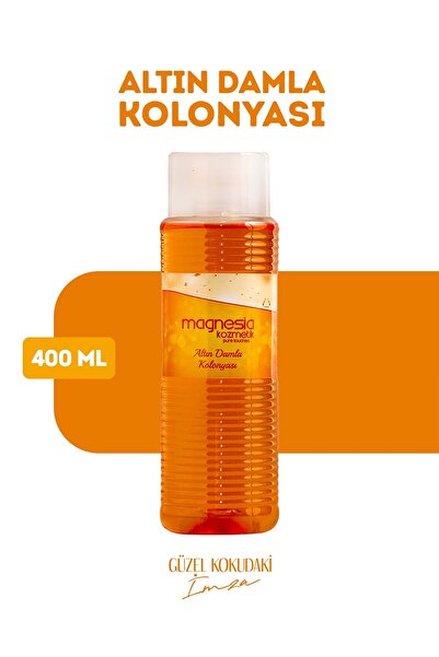Magnesia Kozmetik Pure Touches Niobe 400 ml Altın Damla Kolonyası