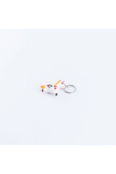 Bimotif Silicone unicorn keychain, yellow