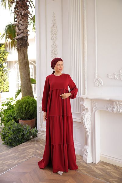 Zaure Women's Hijab Layered Dress