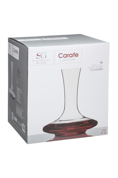 Secret de Gourmet Cristallin Belcia Glass Decanter 1.5 Liter