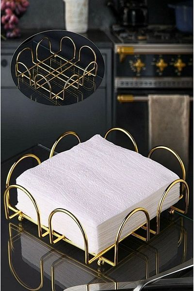 Magic Objects Countertop Napkin Holder, Tabletop Presentation Napkin Holder, Metal Napkin Holder