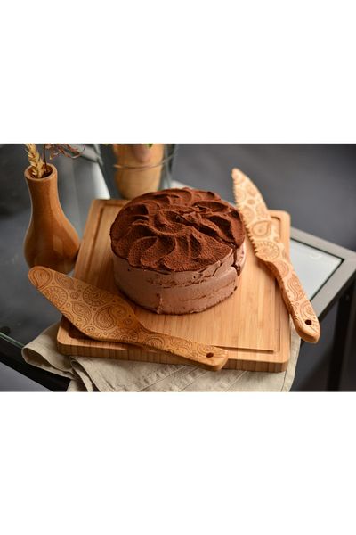 Bambum Minne 2 Piece Cake Serving Set