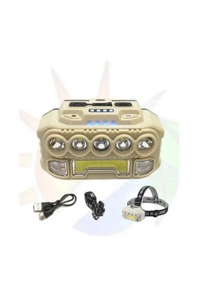 DLC Light Weight LED Head Lamb DC-32847, Rechargeable LED Head Lamp – 8W High Power Head Torch with