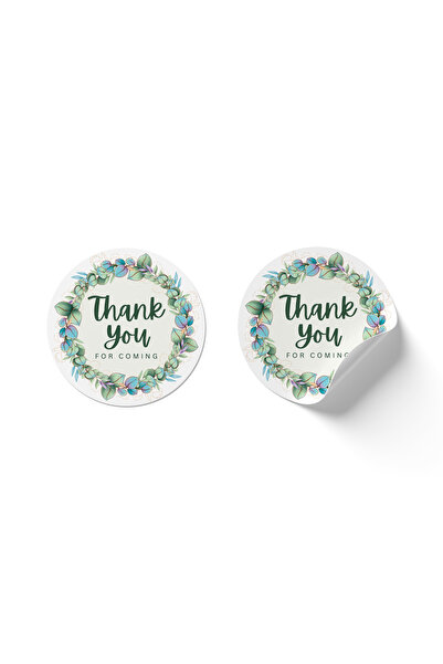 ES GRAFİK REKLAM ملصق شكر مصنوع يدويًا مقاس 4 × 4 سم 50 قطعة