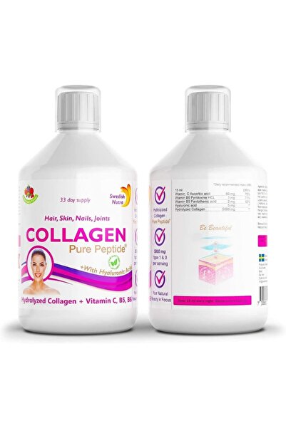 Swedish Nutra كولاجين 5000 سمك - سائل - 500 مل