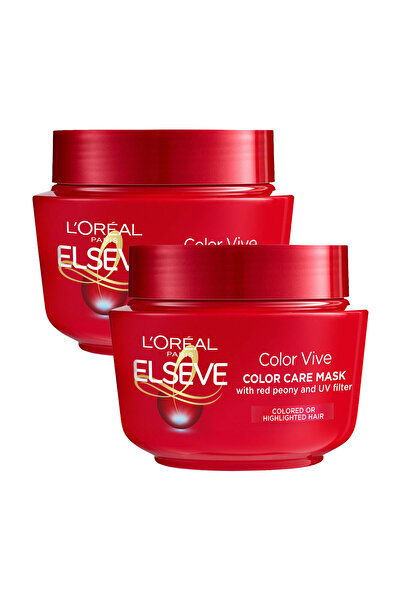 L'Oreal Paris L'oreal Elseve Mask Color Vive, 300ml X2buc
