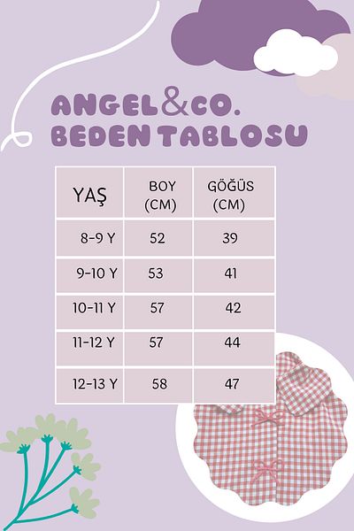 Angel&Co. Girls Clothing White Bow Coral Color Checkered Girl's Shirt