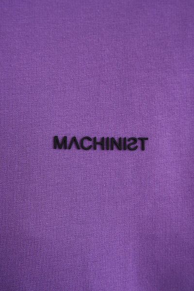 Machinist Men's Basic Relaxed Cotton Purple T-shirt