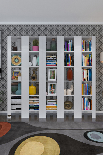 Kenzlife Kitaplık Hemi Cuda5 Byz 180*39*39 Tekli Ayakkabılık Klasörlük Raf 5 ...