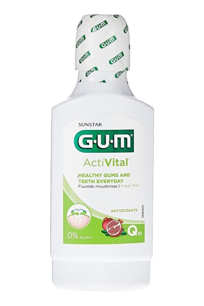 GUM غسول الفم أكتيفيتال بنكهة النعناع المنعش