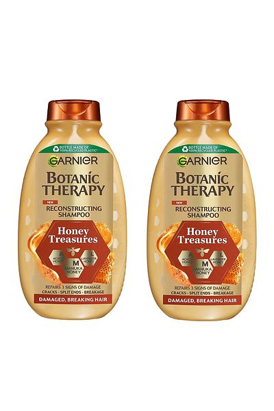 Garnier Shampoo Botanic Therapy Honey And Propolis, 250 ml X2pcs