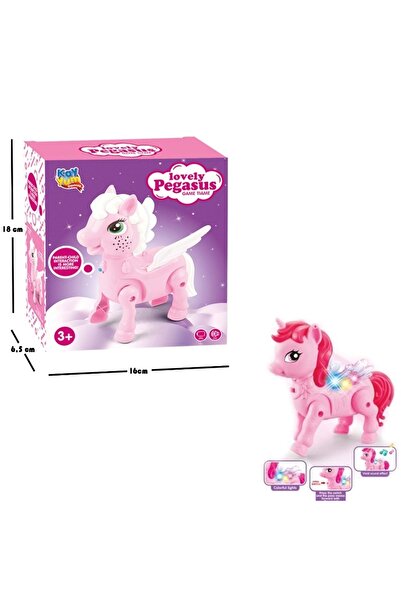 Genel Markalar PİLLİ YÜRÜYEN AT OYUNCAK PEMBE VE MAVİ RENK