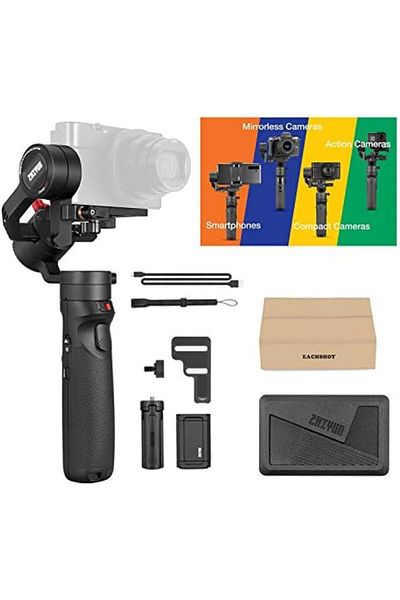 ZHIYUN Handheld Gimbal Stabilizer 3-in-1 Crane M2 for Smartphones, Action Cameras, and Lightweight DSLR Cam