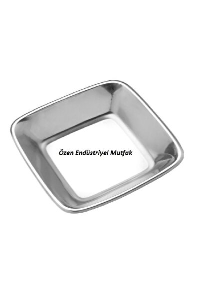 ÖZEN ENDÜSTRİYEL MUTFAK Çelik 18/10 Krom Ekmek Sepeti Ekmeklik Paslanmaz Çeli...
