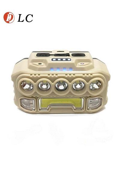 DLC Light Weight LED Head Lamb DC-32847, Rechargeable LED Head Lamp – 8W High Power Head Torch with