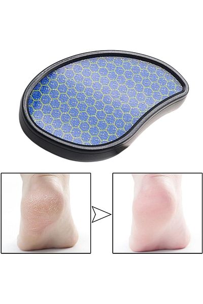 LA PERLA TECH Foot File Foot Scraper Washable for Hard Skin Cracked Heel Wet and Dry Feet
