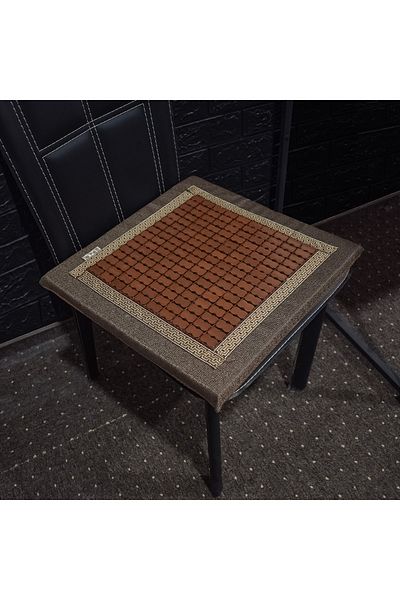 Naimeed Company Chair cushion, bamboo pattern, Naimeed D4917, Brown