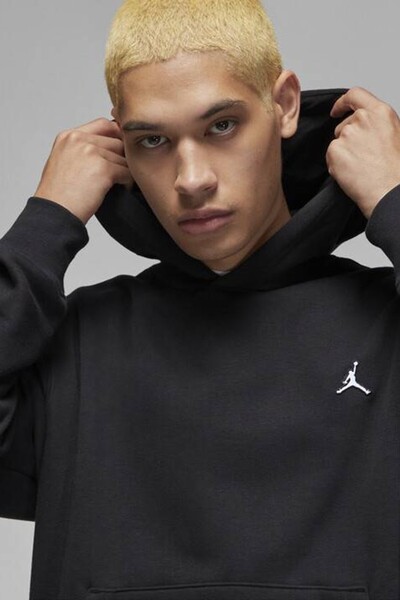 Nike Jordan Essential Fleece Pullover Men's Hoodie Erkek Kapüşonlu Sweatshirt Siyah