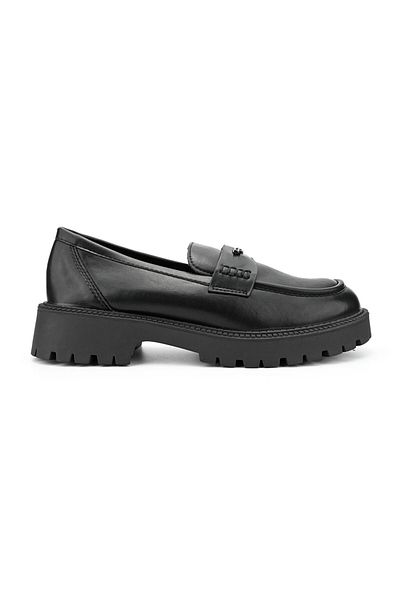Tmall Women's casual shoes, Made of eco-leather, PA1264, Black