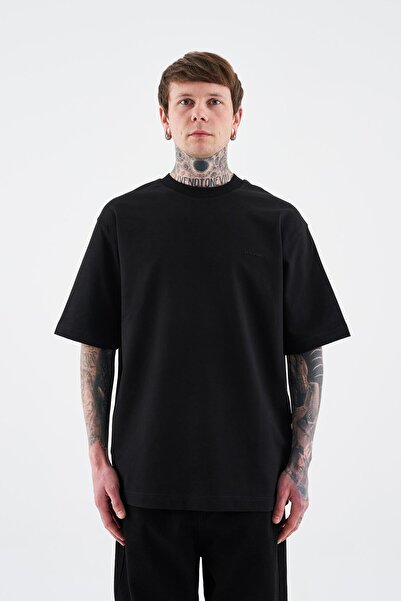 Machinist Men's Basic Relaxed Cotton Black T-Shirt