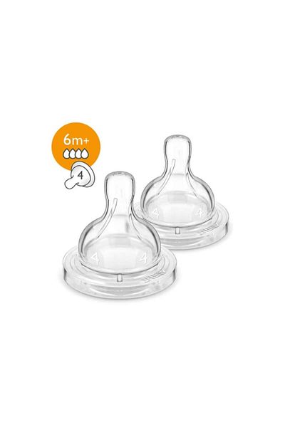 Philips Avent Baby Feeding Nipple +6 Months Anti-Colic - 2 Pieces